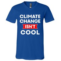 Climate Change Gift V-Neck T-Shirt