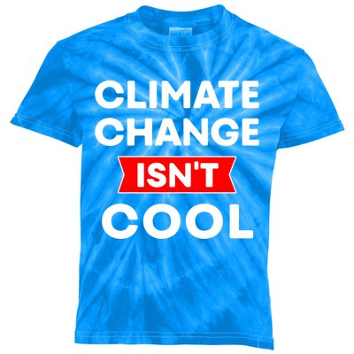 Climate Change Gift Kids Tie-Dye T-Shirt