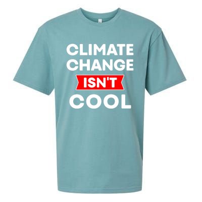 Climate Change Gift Sueded Cloud Jersey T-Shirt