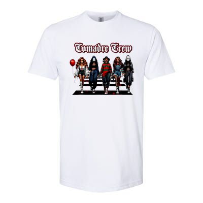 Comadre Crew Girly Horror Movie Character Halloween Softstyle CVC T-Shirt