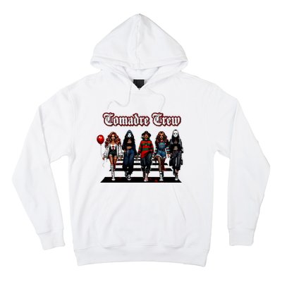 Comadre Crew Girly Horror Movie Character Halloween Hoodie