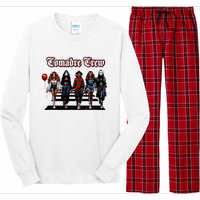 Comadre Crew Girly Horror Movie Character Halloween Long Sleeve Pajama Set