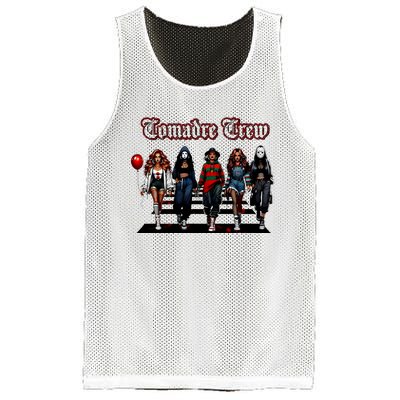 Comadre Crew Girly Horror Movie Character Halloween Mesh Reversible Basketball Jersey Tank