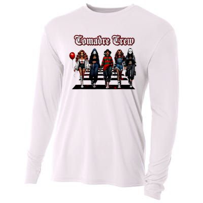 Comadre Crew Girly Horror Movie Character Halloween Cooling Performance Long Sleeve Crew