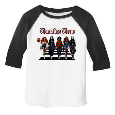 Comadre Crew Girly Horror Movie Character Halloween Toddler Fine Jersey T-Shirt