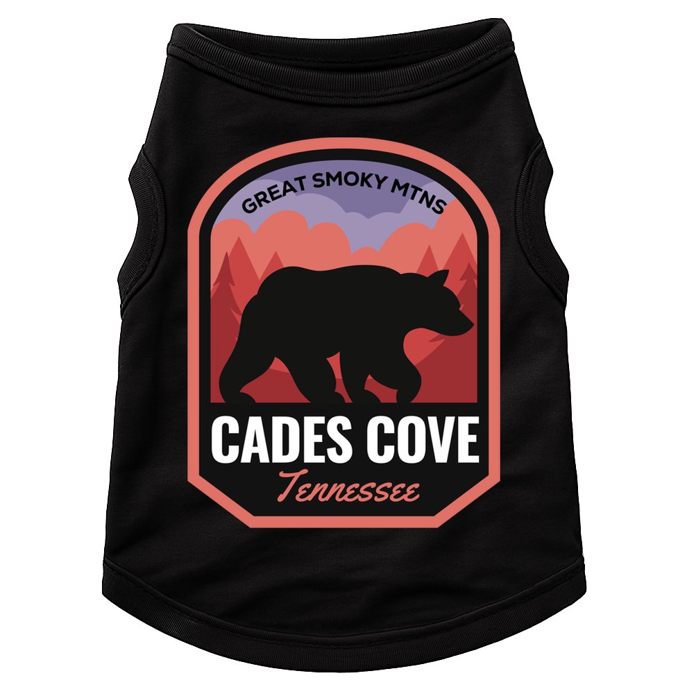 Cades Cove Great Smoky Mtns Tennessee Cute Gift Doggie Tank