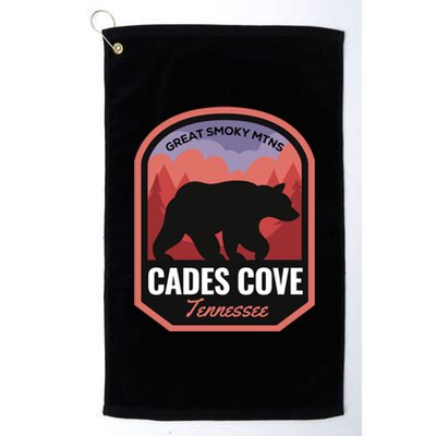 Cades Cove Great Smoky Mtns Tennessee Cute Gift Platinum Collection Golf Towel