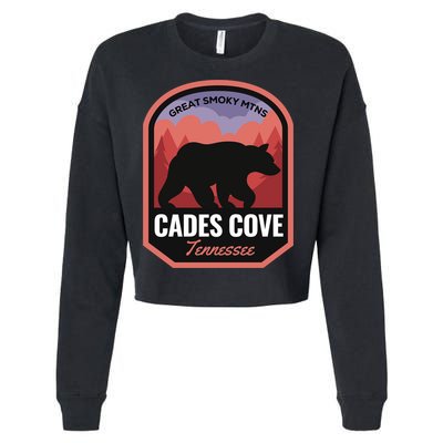 Cades Cove Great Smoky Mtns Tennessee Cute Gift Cropped Pullover Crew