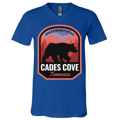 Cades Cove Great Smoky Mtns Tennessee Cute Gift V-Neck T-Shirt