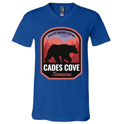 Cades Cove Great Smoky Mtns Tennessee Cute Gift V-Neck T-Shirt