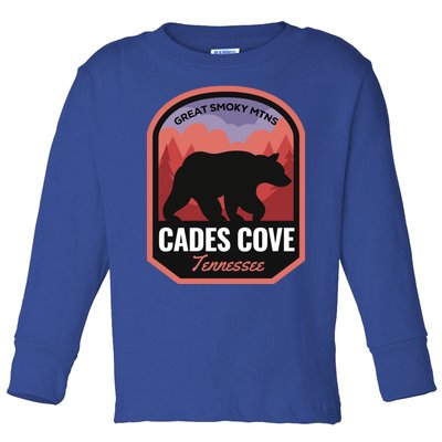 Cades Cove Great Smoky Mtns Tennessee Cute Gift Toddler Long Sleeve Shirt