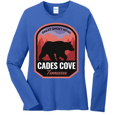 Cades Cove Great Smoky Mtns Tennessee Cute Gift Ladies Long Sleeve Shirt