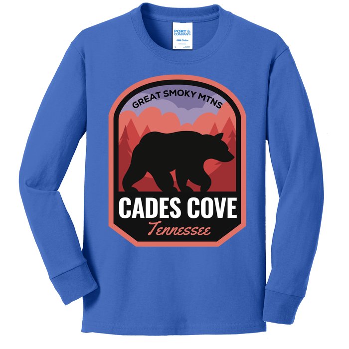 Cades Cove Great Smoky Mtns Tennessee Cute Gift Kids Long Sleeve Shirt