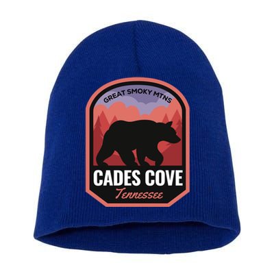 Cades Cove Great Smoky Mtns Tennessee Cute Gift Short Acrylic Beanie