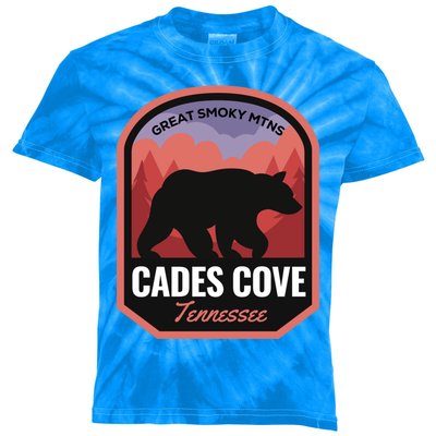 Cades Cove Great Smoky Mtns Tennessee Cute Gift Kids Tie-Dye T-Shirt