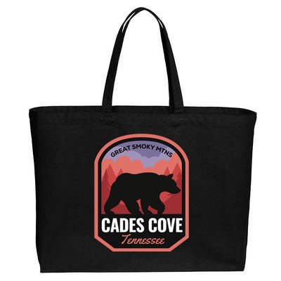 Cades Cove Great Smoky Mtns Tennessee Cute Gift Cotton Canvas Jumbo Tote