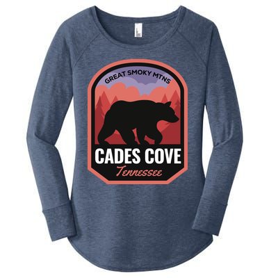 Cades Cove Great Smoky Mtns Tennessee Cute Gift Women's Perfect Tri Tunic Long Sleeve Shirt