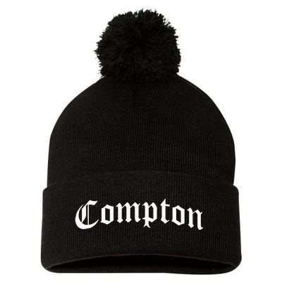 Compton California Gangsta Rap Pom Pom 12in Knit Beanie