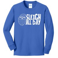 Christmas Cool Gift Sleigh All Day Adx025b Great Gift Kids Long Sleeve Shirt