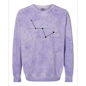 Cassiopeia Constellation Gift Meaningful Gift Astronomy Space Cool Gift Colorblast Crewneck Sweatshirt