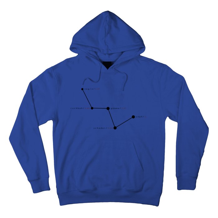 Cassiopeia Constellation Gift Meaningful Gift Astronomy Space Cool Gift Hoodie