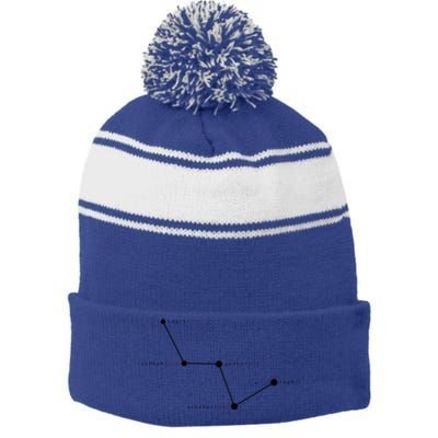 Cassiopeia Constellation Gift Meaningful Gift Astronomy Space Cool Gift Stripe Pom Pom Beanie