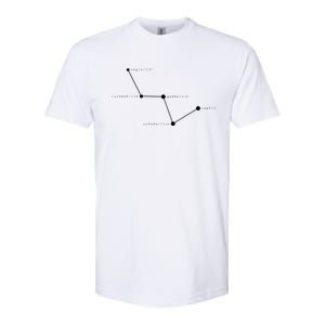 Cassiopeia Constellation Gift Meaningful Gift Astronomy Space Cool Gift Softstyle CVC T-Shirt