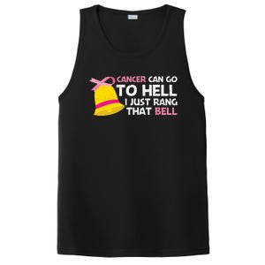 Cancer Can Go To Hell I Just Rang That Bell Breast Caner PosiCharge Competitor Tank