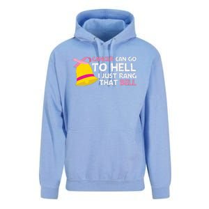 Cancer Can Go To Hell I Just Rang That Bell Breast Caner Unisex Surf Hoodie