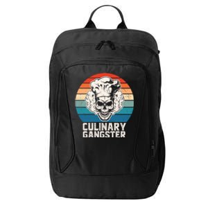 Cool Cooking Guru Culinary Gangster Funny Food Chef Gift City Backpack