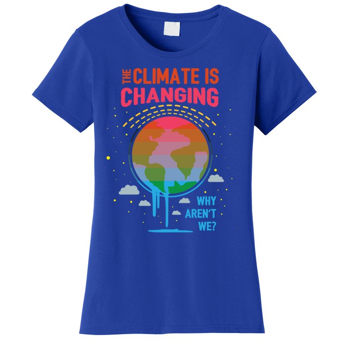 Climate Change Global Warming Awareness Earth Day Gift Women's T-Shirt