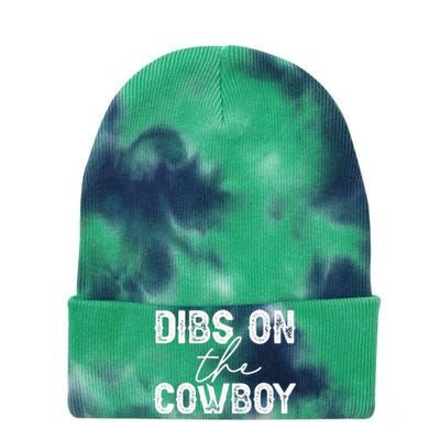 Cowgirl Country Girl Dibs On The Cowboy Rodeo Horse Southern Tie Dye 12in Knit Beanie