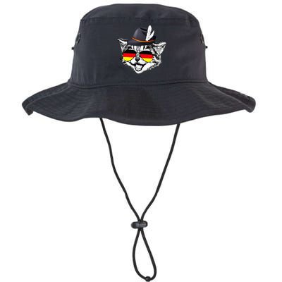 Cute Cat German Flag Oktoberfest Pride Germany Festival Legacy Cool Fit Booney Bucket Hat