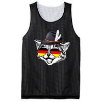 Cute Cat German Flag Oktoberfest Pride Germany Festival Mesh Reversible Basketball Jersey Tank