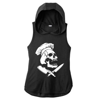 Cool Culinary Gangster Ladies PosiCharge Tri-Blend Wicking Draft Hoodie Tank