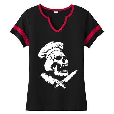 Cool Culinary Gangster Ladies Halftime Notch Neck Tee