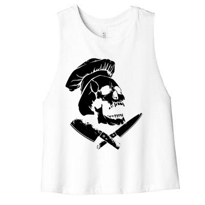 Cool Culinary Gangster Women's Racerback Cropped Tank