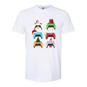 Christmas Controllers Gaming Video Game Santa Claus Gift Softstyle CVC T-Shirt