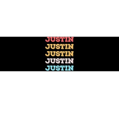 Cute Custom Gift Justin Name Personalized Bumper Sticker