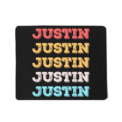 Cute Custom Gift Justin Name Personalized Mousepad