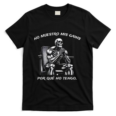 Calacas Chidas Gym Mexican Sayings T-Shirt