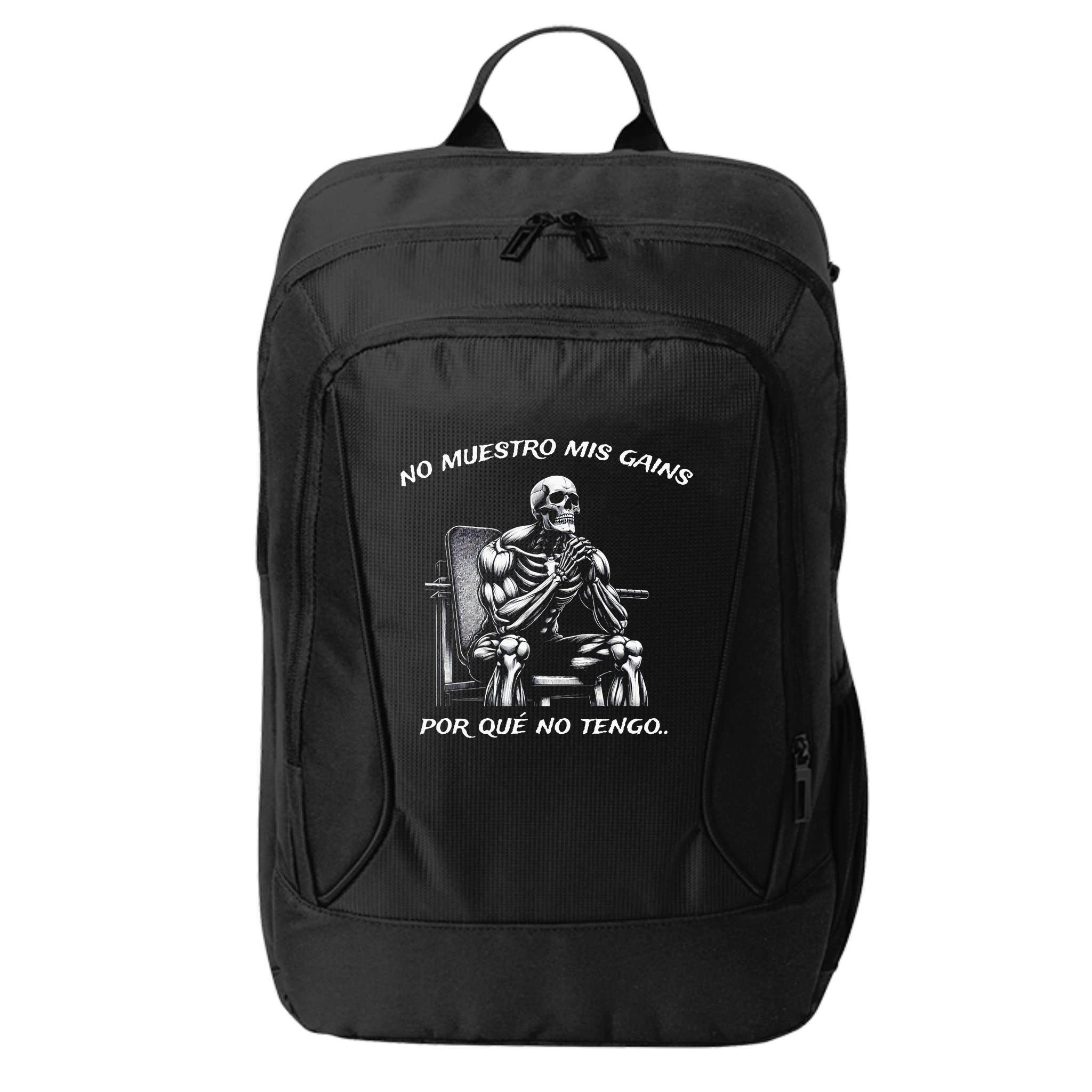 Calacas Chidas Gym Mexican Sayings City Backpack