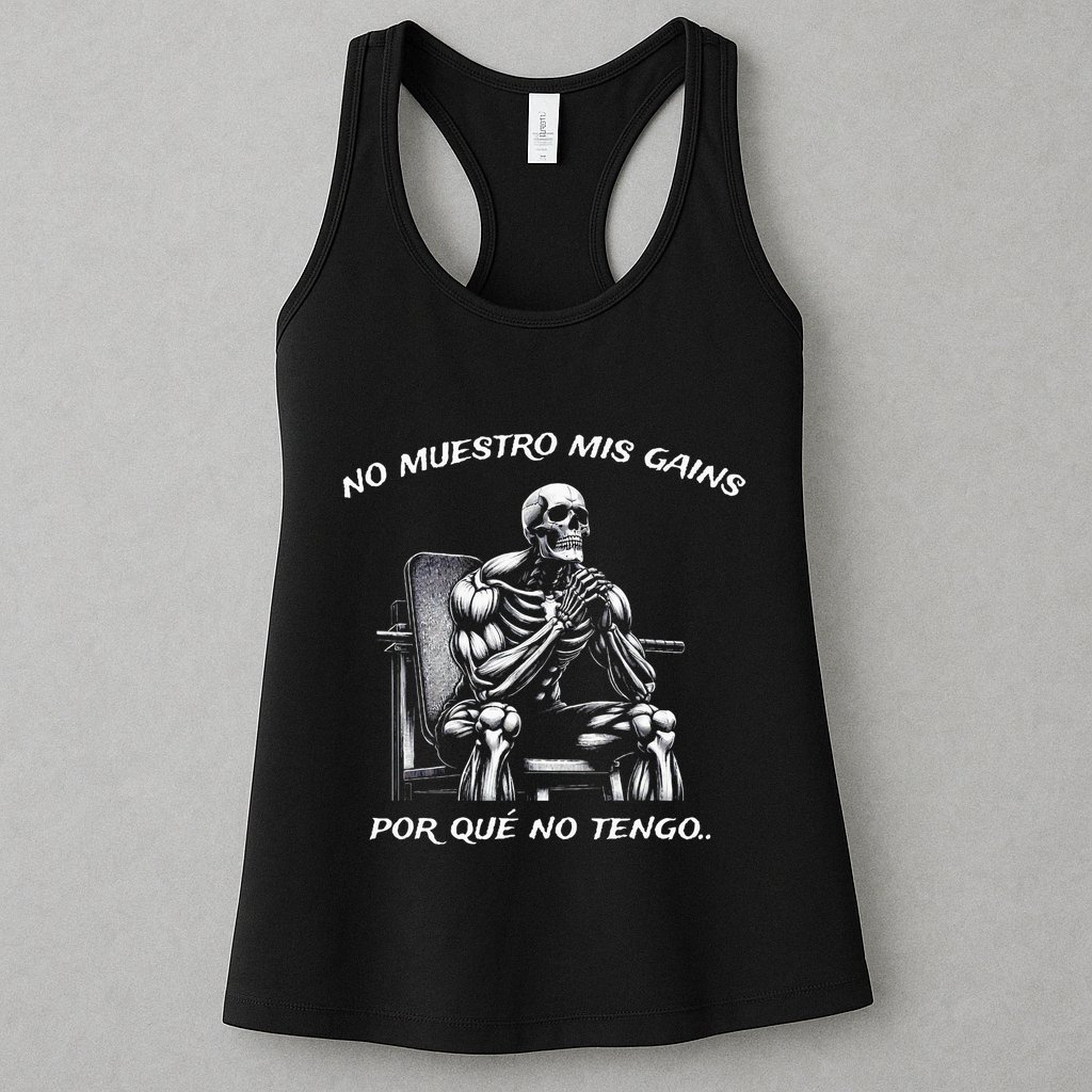 Calacas Chidas Gym Mexican Sayings Womens Tank Top