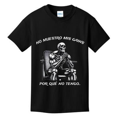 Calacas Chidas Gym Mexican Sayings Kids T-Shirt