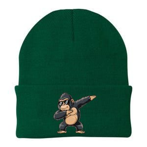 Cool Cartoon Gorilla Dabbing Funny Knit Cap Winter Beanie