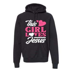 Cute Christian Girl Gift Premium Hoodie