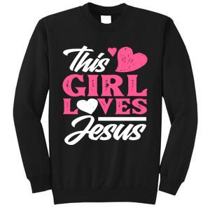 Cute Christian Girl Gift Tall Sweatshirt