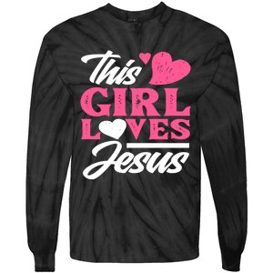 Cute Christian Girl Gift Tie-Dye Long Sleeve Shirt