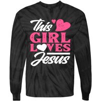 Cute Christian Girl Gift Tie-Dye Long Sleeve Shirt