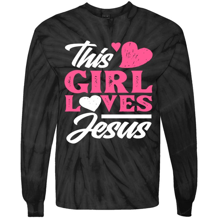 Cute Christian Girl Gift Tie-Dye Long Sleeve Shirt